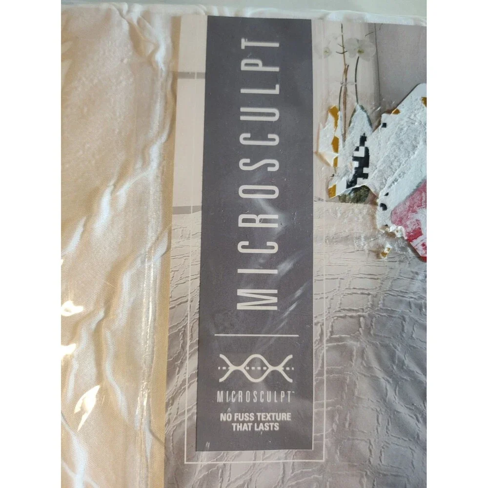 Microsculpt Duvet Set King Sz Super Soft Blasting Texture Fresh Clean white 1185